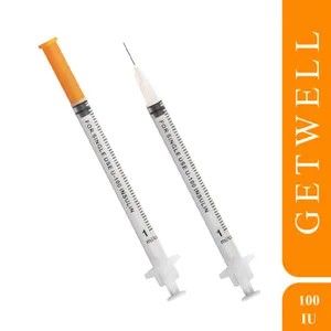 Surgical Syringe U-100 (100pcs) (Get Well)
